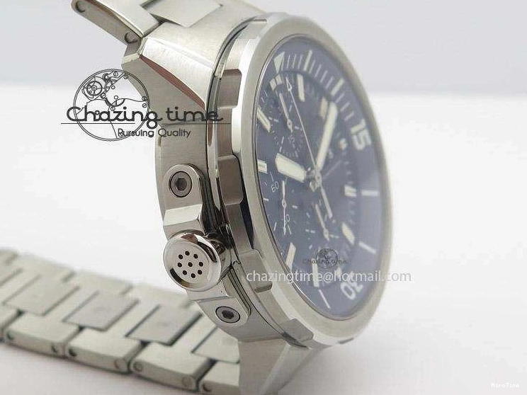 MIROTIME 0504 Classic Aquatimer Chrono IW376803 V6F 1:1 Best Edition Black Dial On SS Bracelet A 7361